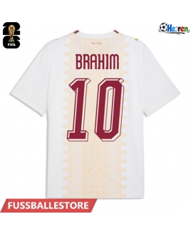 Günstige Marokko Brahim Diaz #10 Auswärtstrikot WM 2026 Kurzarm